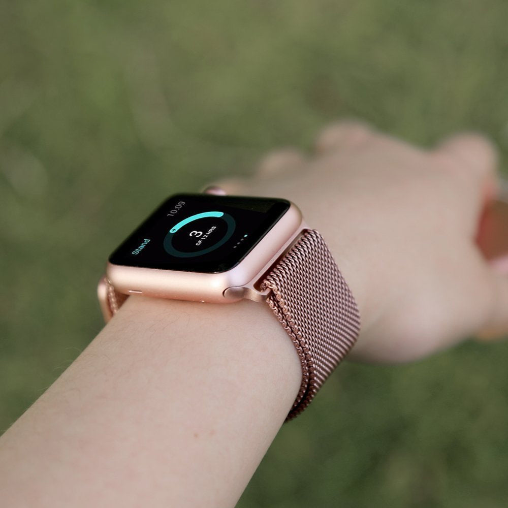 JLT Magnetic Milanese Stainless Steel Watch Band Wrist Strap for Apple Watch Series 9 8 7 6 SE (2023) SE(2022) 40mm 3 2 1 38mm JLT Magnetic Milanese Stainless Steel Watch Band Wrist Strap for Apple Watch Series 9 8 7 6 SE (2023) SE(2022) 40mm 3 2 1 38mm